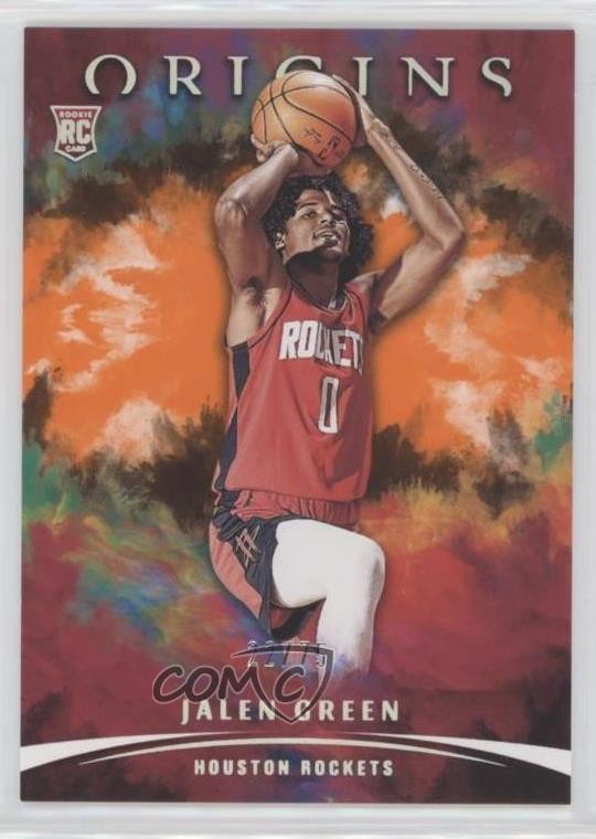 2021-22 Panini Origins Orange 22/75 Jalen Green #52 Rookie RC 7y2
