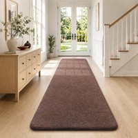 Teppich LäUfer Flur Kurzflor Waschbar Rutschfest Wohnzimmer KüChe 60X180Cm