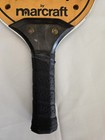 VINTAGE METAL EDGE Black Beauty BY MARCRAFT PADDLE RACQUET Racquetball Wood — photo 3