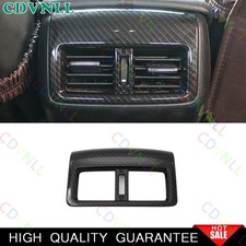 For Honda Accord 9TH 2013-17 Carbon Fiber Rear Seat Air Outlet Vent Frame Cover