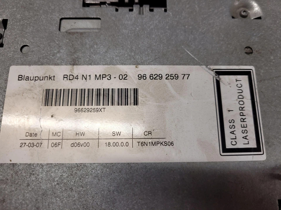 PEUGEOT 308 4A, 4C Musik-Player mit GPS 9662925977 2.0 Diesel 80kw 2004 28656352 - Bild 3 von 4