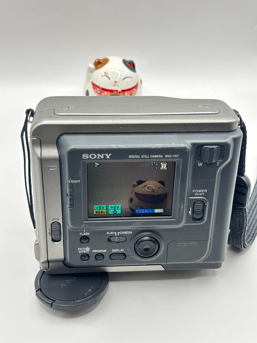 SONY MVC-FD7 Mavica Floppy Disk Camera Tested Working Battery | eBay