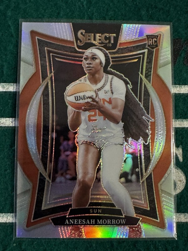 2025 Panini Select WNBA Aneesah Morrow Silver Prizms Rookie Card Concourse Sun