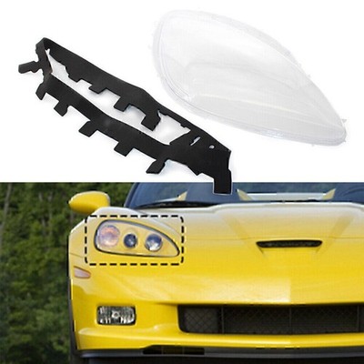 Clear Car Headlight Len Replacement Lamp Cover for Chevrolet Corvette C6 2005-13