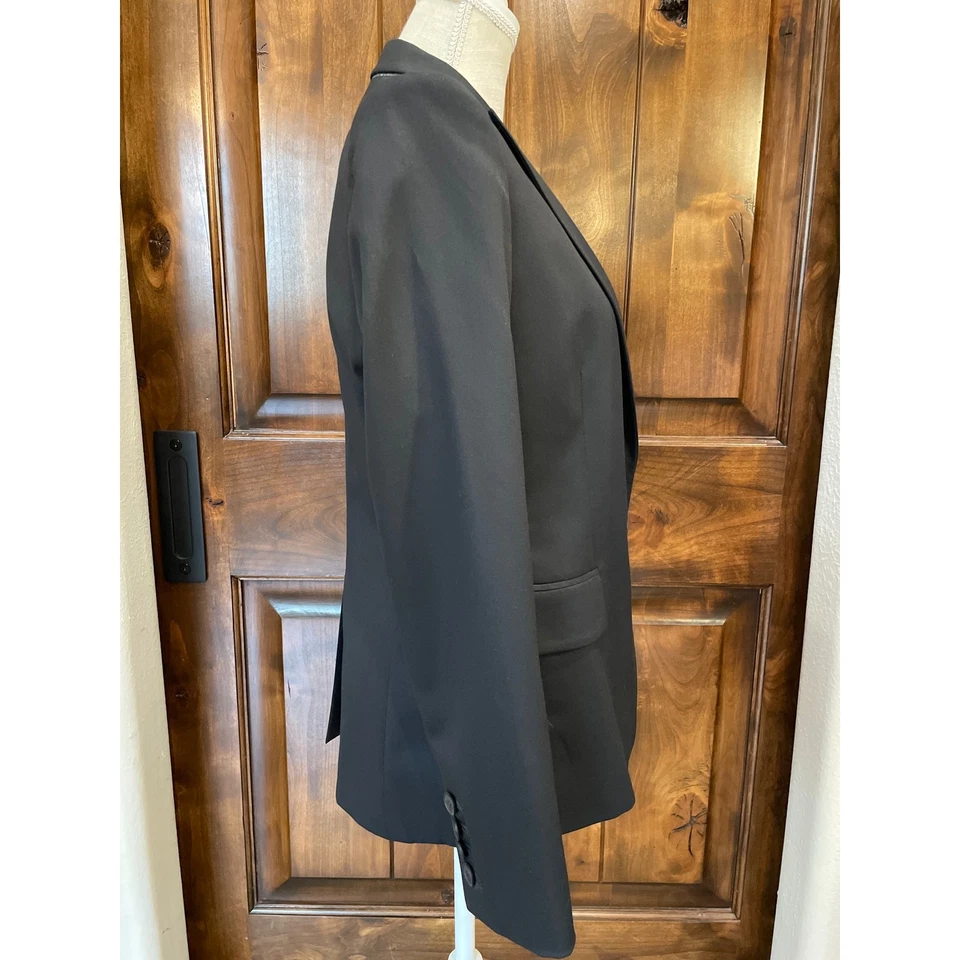 Blazer Stella McCartney negro 100 % lana de un solo pecho talla 40 (US 6). Foto 4 de 4