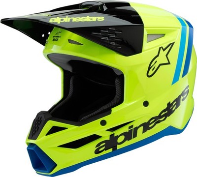 Alpinestars SM3 Youth Radium Helmet Motocross MX Off-Road Dirt Bike