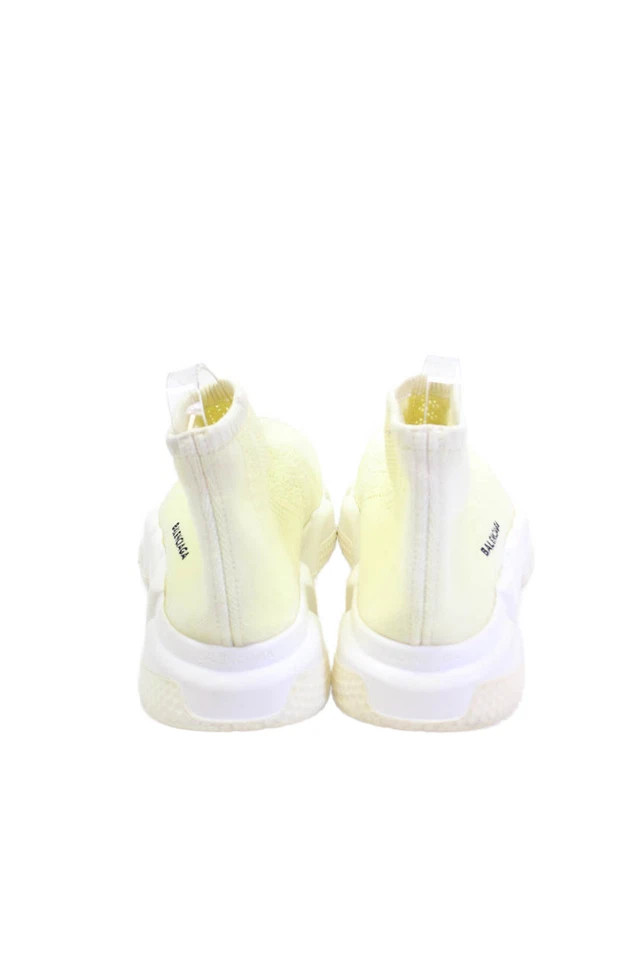 Balenciaga Womens Crochet Speed Trainer Sock Sneakers Butter Yellow Size EUR 39 - Image 3 of 4