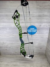 Used Bowtech Reckoning SD Illusion Green white limbs rh #50