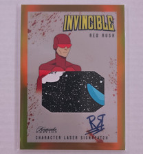 Invincible Red Rush 03/10 Character Laser Signapatch Card #595 2025