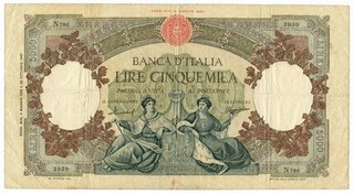 5000 LIRE CAPRANESI REPUBBLICHE MARINARE REGINE MARE MEDUSA 04/05/1959 qBB
