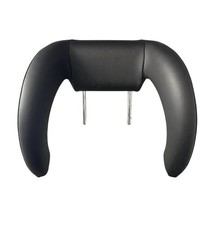 2 x Kinder Kopfstütze | Schlafstütze | Leder | Schwarz | für VW Sharan/SEAT Alh.