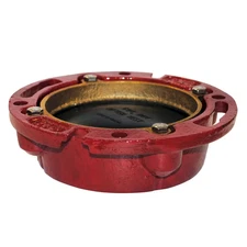 4 In. Cast Iron Closed Toilet Flange with Test Cap
