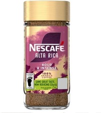 NESCAFÉ Alta Rica Gold Blend Instant Coffee, Dark Roasted Premium Instant 100 Pe