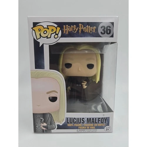 Funko Pop! Harry Potter Lucius Malfoy #36 Vinyl Figure Collectible In Box