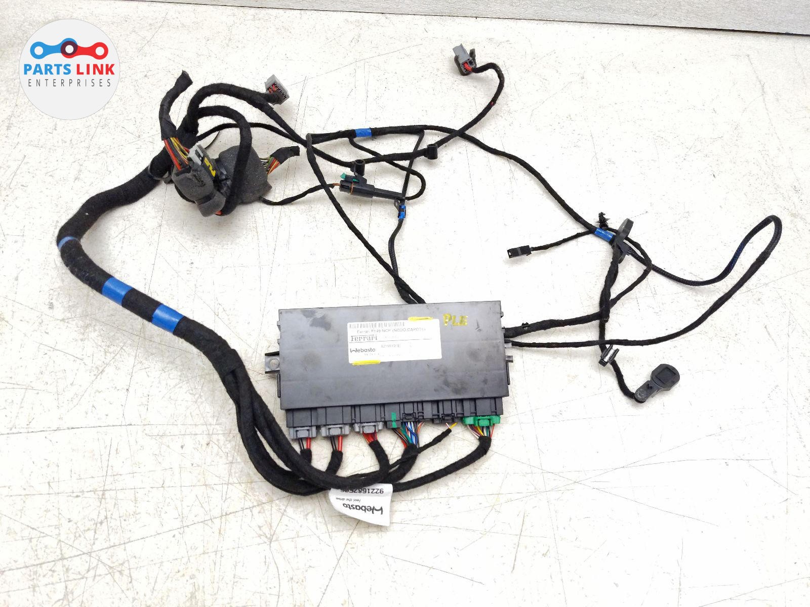 2008-14 FERRARI CALIFORNIA ROOF CONTROL MODULE HYDRAULIC STRUT HARNESS LOOM F149