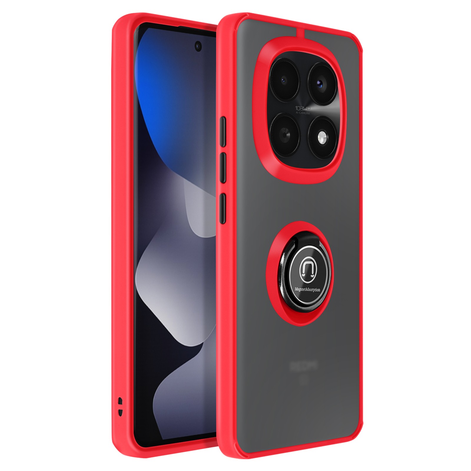 Accessoire Redmi Note 15 coque Avizar antichoc magnétique anneau rotatif