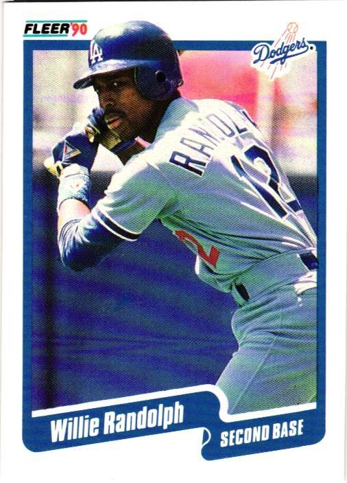 1990 Fleer #406 Willie Randolph