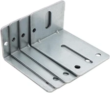 4 Pack Garage Door Track Jamb Bracket J6 Heavy Duty Track Bracket 12 Gauge Steel