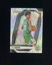 2024-25 Panini Prizm AJ Johnson RC Rookie #251 Skewed 212/249 Bucks VS37