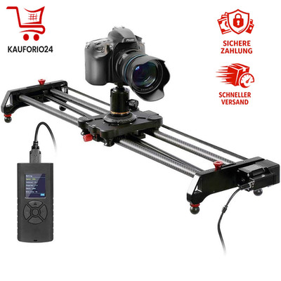 Slider Kamera Motorisiert 80 cm Schienensystem mit Beschleuniger und Follow