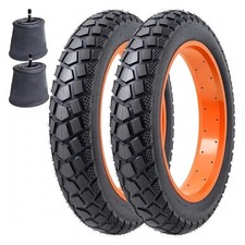 Fat E-Bike All-Terrain Tires AND Inner Tubes 26x4.0 Ebike 26" Wear-Resistant Set