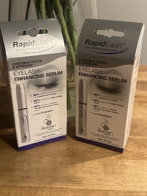 2x Rapid/Lash Eyelash & Eyebrow Enhancing Serum Enhancer Growth Conditioner 3ml!