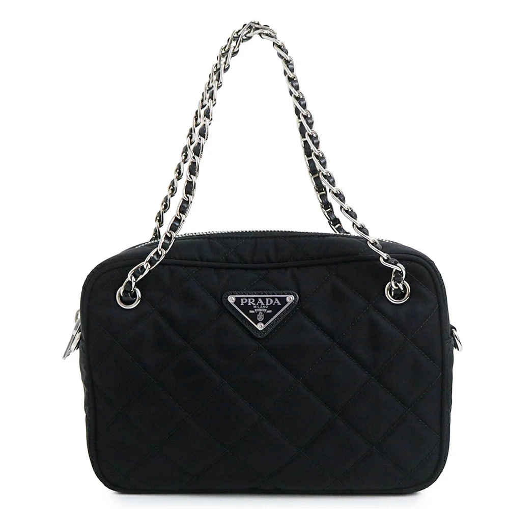 PRADA Tessuto Nylon Exterior Quilted Bags & Handbags for Women for