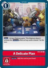 A Delicate Plan Special Release 1.5 BT3-097 Digimon NM/M Regular