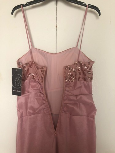 Maria Bonita Sequin Evening Formal Dress Sz L New with Tags🌟Strap Paillettes - Picture 7 of 11