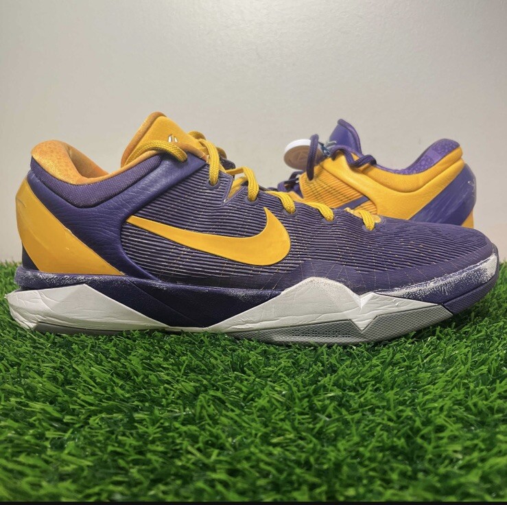 Nike Zoom Kobe 7 VII System Yin & Yang Lakers Purple Size 14