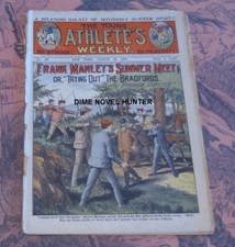 ARCHERY SPORTS YOUNG ATHLETE'S WEEKLY #30A FRANK TOUSEY DIME NOVEL