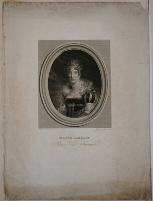 Baron Francois GERARD Marie-Amelie, Queen of the French