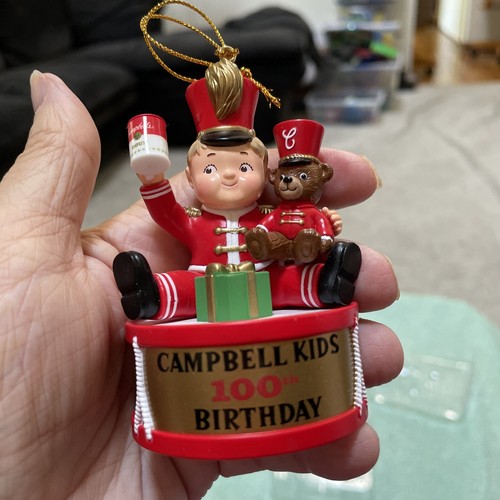 Campbell Kids 100th Birthday Anniversary Ornament 3 Inch Tall New In Box - Picture 6 of 9