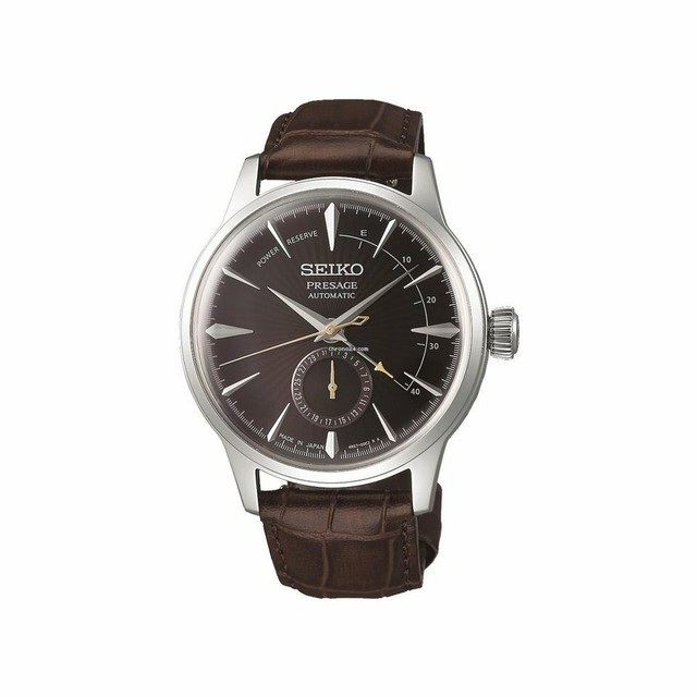 seiko automatic leather band