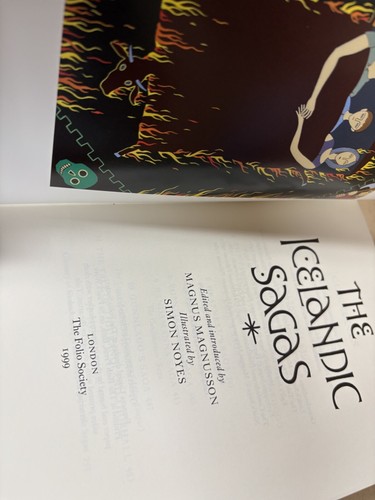 The Icelandic Sagas Vol 1 Magnus Magnusson Folio Society 1999 1st Edition Fine - Bild 3 von 3