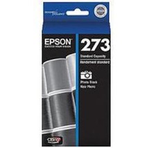 NEW Epson 273 Photo Black Ink Cartridge T273120 GENUINE