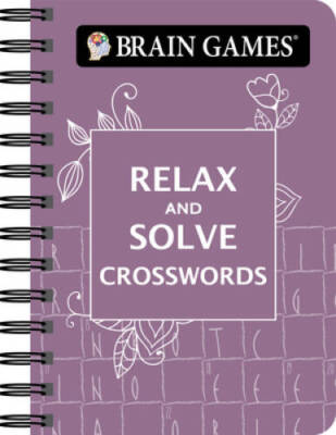 Brain Games Mini - Relax and Solve: Crosswords - Spiral-bound - GOOD