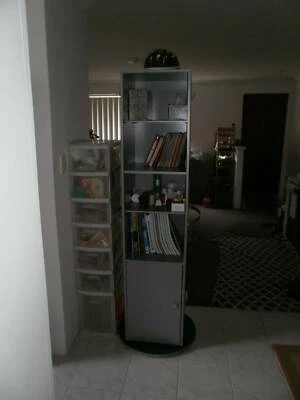 Multipurpose Shelf With Full Length Mirror In Good Condition Full Length Mirror In Good Condition