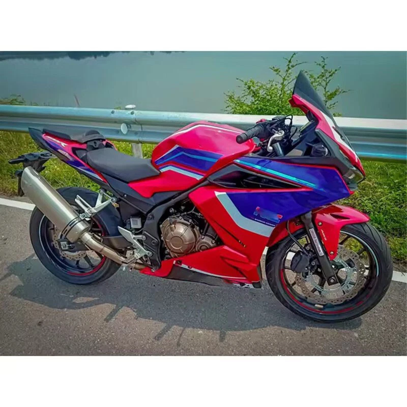 Tubo de escape universal para motocicleta Slip-on 51 mm 2" 480 mm puntas silenciadoras modelo A19 Foto 2 de 4