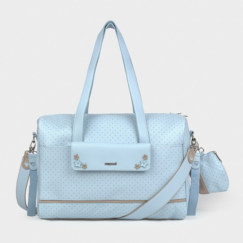Mayoral Borsa per mamma con porta ciuccio borsa mamma a pois borsa nascita  | eBay