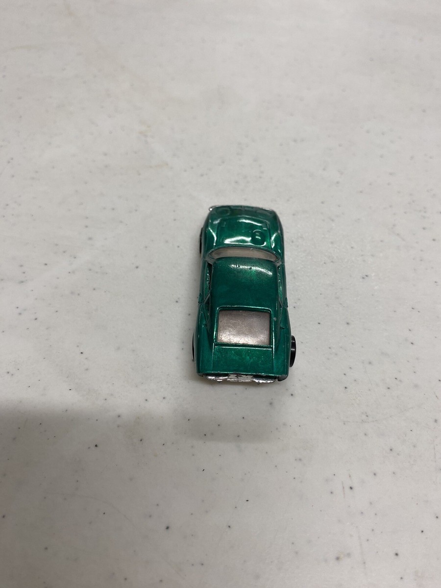 Vintage Playart Opel GT Green Made In Hong Kong Diecast 1:64 VERY