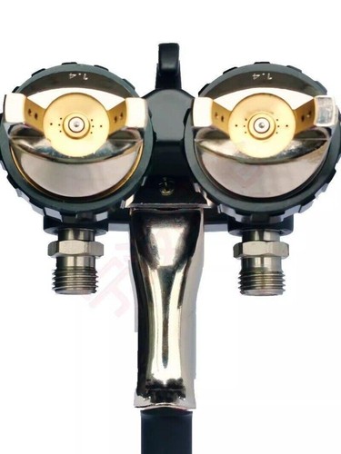 Pistola bicomponente bicomponente a spruzzo calibro 1,4 1,8 2,2 mm pistola bidirezionale - Foto 6 di 9