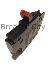 Federal Pacific 20 Amp 1 Pole Type NC Circuit Breaker FPE 1/2" (Thin) Stab-Lok