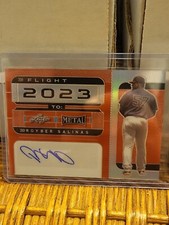 2022 Leaf Metal Flight to 2023 Autograph Pink 1/1 ROYBER SALINAS 