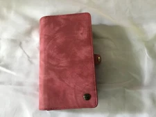 CaseMe iPhone case and wallet all-in-one rose color fits iPhone XR
