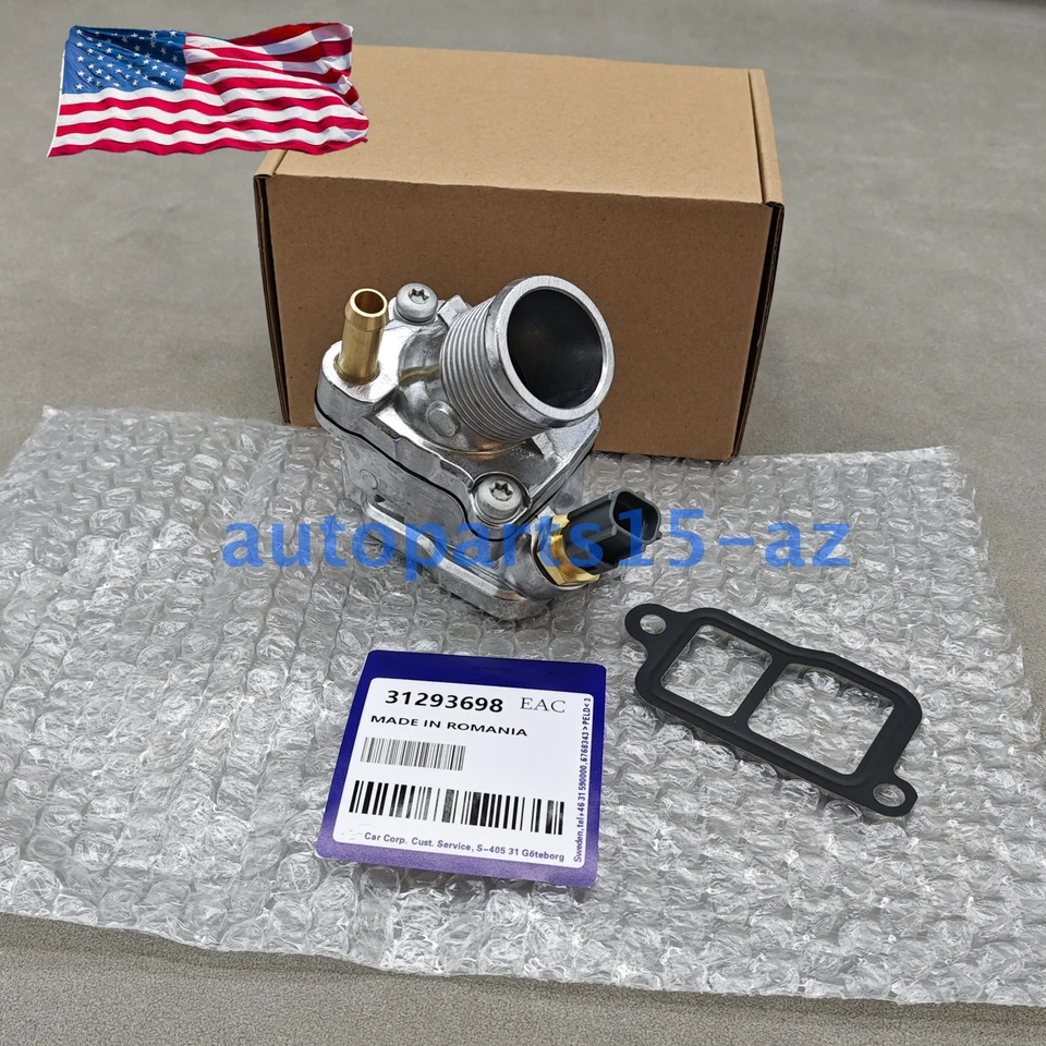 New ! Engine Coolant Thermostat Housing Assembly 31293698 For Volvo XC90 03-06 Foto 4 de 4