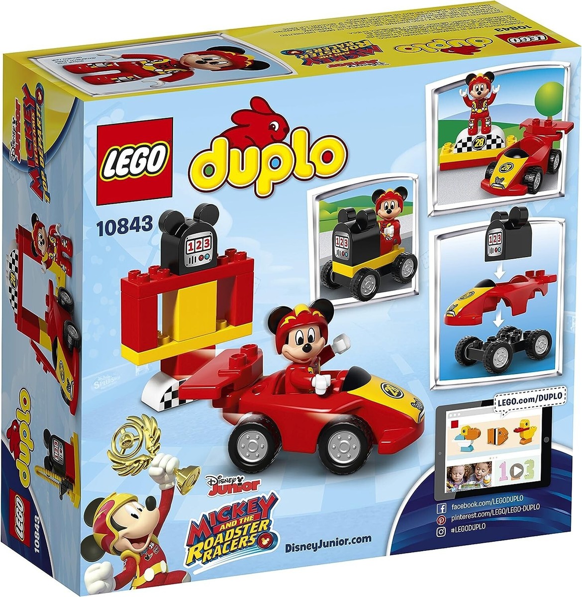 LEGO 10843 DUPLO Mickey and the Roadster Racers Mickey Racer