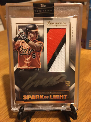 2021 Luminaries Ryan Mountcastle Spark of Light Rookie Patch Auto /20 Orioles