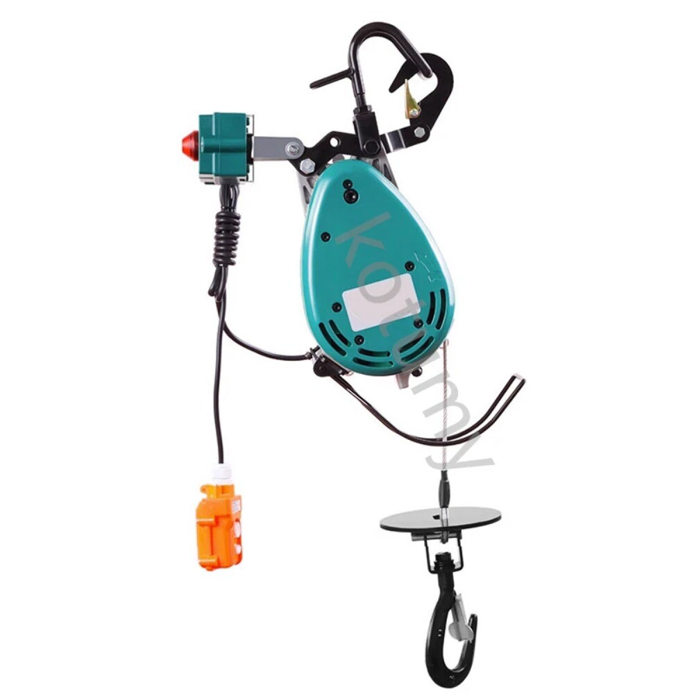 220V Electric Hoist Portable Electric Winch Double-hole