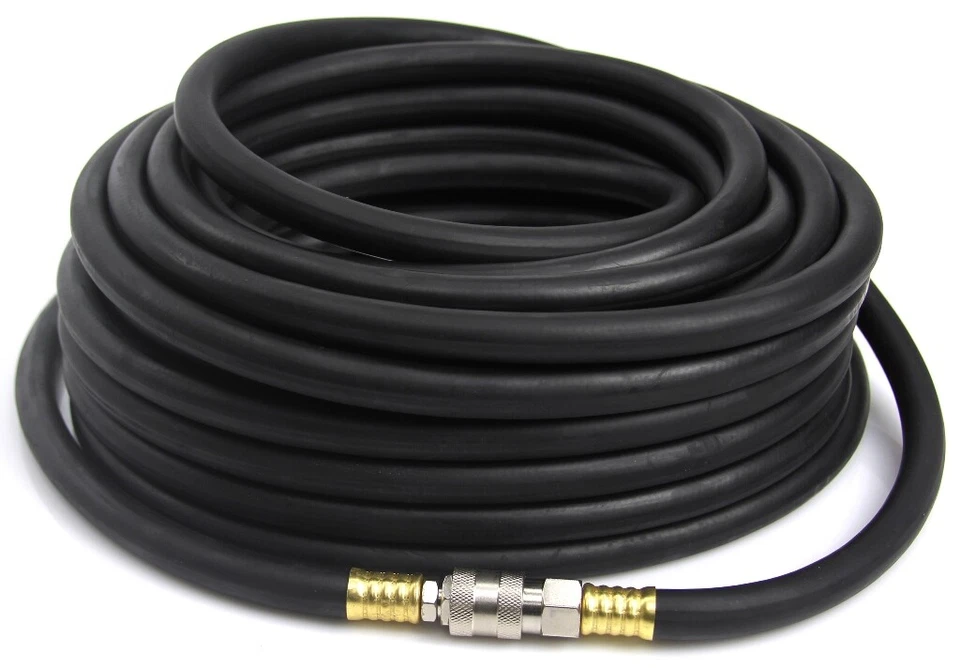 Tubo aria compressa flessibile 10 metri interno 10mm attacchi raccordi rapidi - Immagine 2 di 4